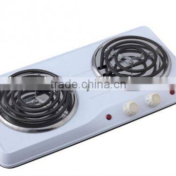 Two Sprial Hot Plate Sprial Stove Stainless Steel