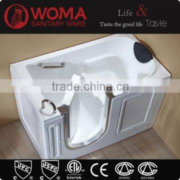 CUPC safe step hydro massage tubs walk in bathtub with massage