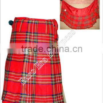 New Mens Scottish Tartan Kilt/Schottenrock Royal Stewart In All Sizes