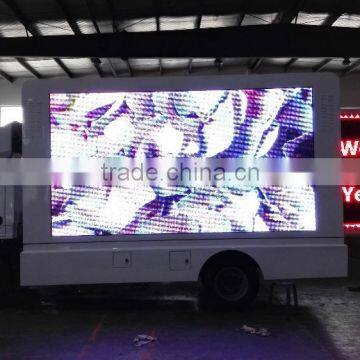 Nice LED advertising truck at stock with hydraulic lifting system and multimedia system