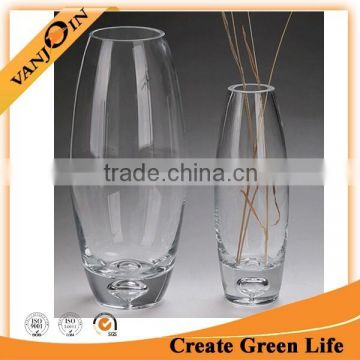 Wholesale Gift Tall Butterflies Flowers Bullet Glass Vase