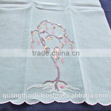 DAISY TEA TOWEL ,embroidery Guest Towel photo-2