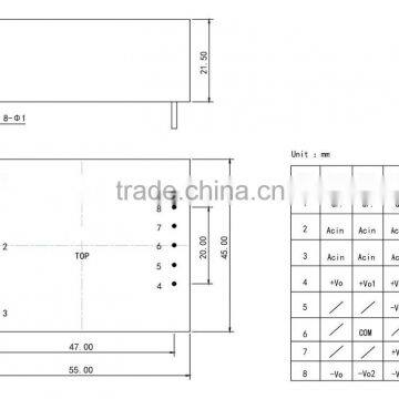 ac dc 220v to 5v Power Supply for Pcb Mount PA-D Series photo-2