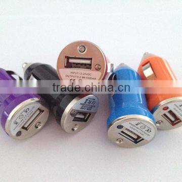 New design CE RoHS FCC 5V 1000ma mini usb car charger adapter mobile phone