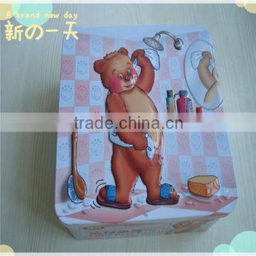 Cookie tin can supplier tin box tin case manufacture hotsale candy metal tins