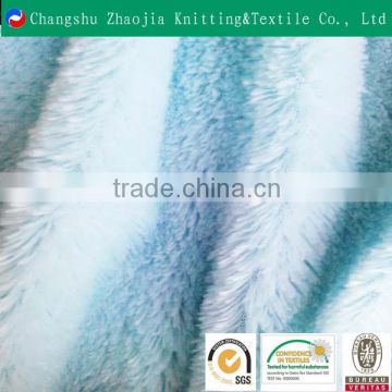 Fabric material for soft toys, plain colour polyester plush toy fabric