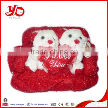 wholesale custom plush valentines teddy bear toy