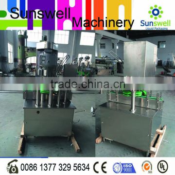 Carbonated drink can seamer capping machine