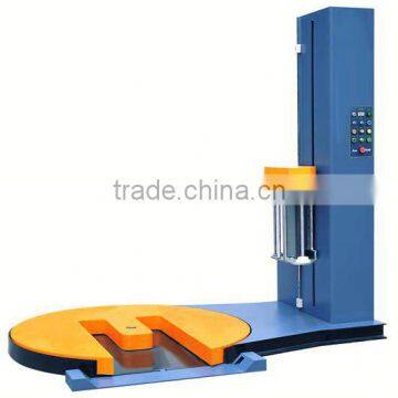 fully automatic stretch film wrapping machine with turntable/stretch film wrapper with pallet