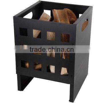 Esschert Design Square Shaped Outdoor Garden Fire Basket photo-5