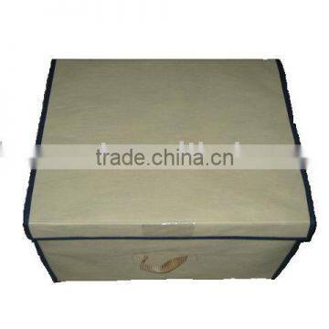 non-woven package box, light yellow storage box