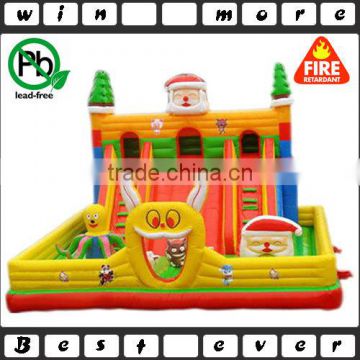 funny giant Santa Claus Christmas inflatable fun city