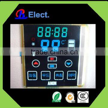 Touch Screen Negative Transmissive Blue STN Air Purifier Lcd Display,air Cleaner Lcd Screen