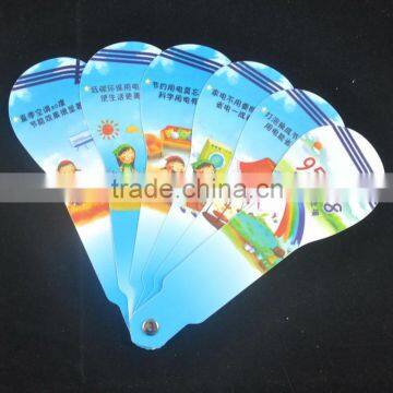 Promotional gifts japanese hand fan for kids/ plastic men's hand fan