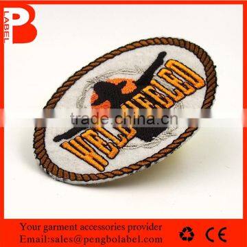 Professional Customized 3D embroidery patches badges for clothing