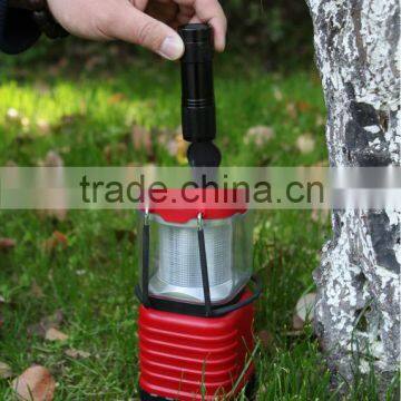 LED CAMPING LIGHT WITH ALUMINIUM TORCH 2 IN 1