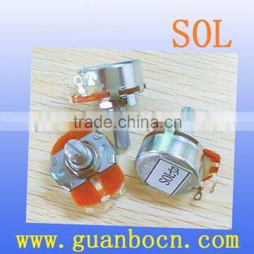 SOLaluminum cased wirewound resistors-24mm Potentiometers Rotary Potentiometers resistor wirewound potentiometer
