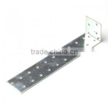 Perforated Angle Bracket With Zinc Plated for Wood Connection