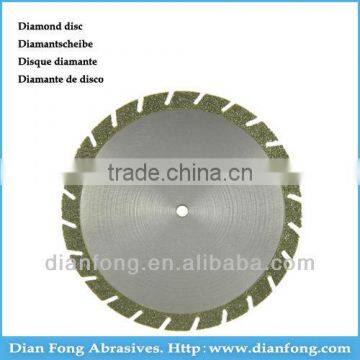 C40D30 40mm Flexible Miniature Solid Dental Edge Coated Diamond Disc Diamond Cuts