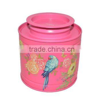 airtight metal tea canister