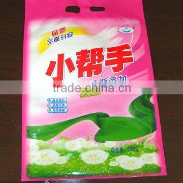 LDPE/BOPP laminated three side seal laundry powder packaging bag