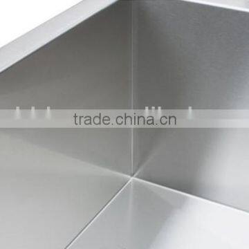 Zero Radius Handmade Stainless Steel Sink 32" x 19" x 10" Double Bowls (cUPC Approved,very Competitive Price!) photo-4