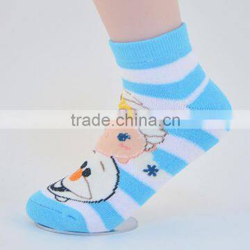 nice young child girl boy jaquard full terry cotton teen tube socks