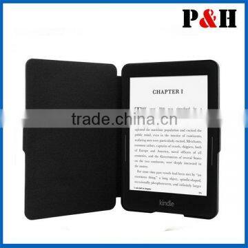 Auto Wake/Sleep Ultra Slim Leather Magenetic Case Cover For Amazon Kindle Voyage photo-3