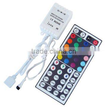 ir led controller rgb remote controller 24v 12v 6a lighting controller remote rgb ir controller high quality 3 years warranty