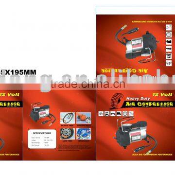 High quality promotional of 12 VOLT Metal air compressor 150psi CE