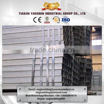 GI Galvanized pipes carbon steel square/rectangular pipe & tube