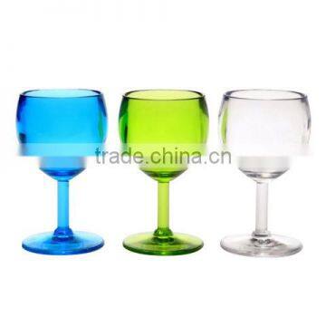 Plastic Wine Goblet Glass