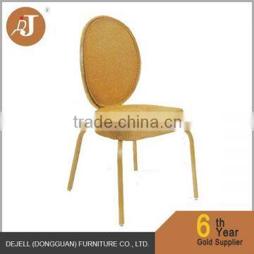 Aluminium Banquet Chairs Iron Tube Hotel Chair