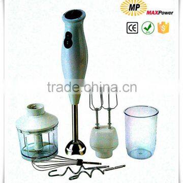 Electric Plastic Hand Blender with stainless steel feet