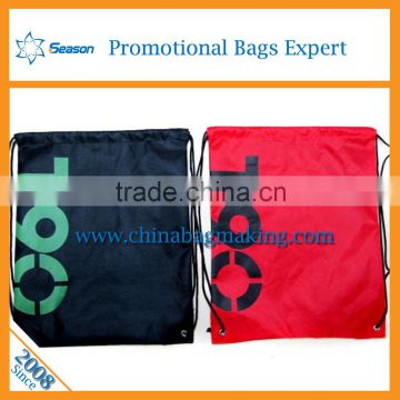 Fashion logo Print OEM design football and gym drawstring bag Storage bags