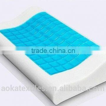 Gel Memory Foam Contour Pillow with Bamboo Cover