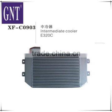 excavator E320C intercooler cooler