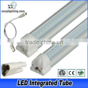 6500k Stripe Lens 4ft Approved ETL 22W Led Integrated Tube
