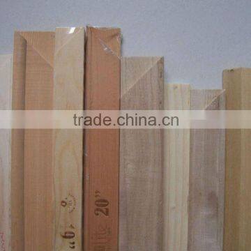 Stretcher bars with tongue and groove