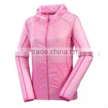 Women skin jacket UV protection lightweight summer jacket ladies athletic apparel manufacturers