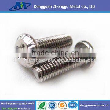 m4 Stainless Steel Slot Drive Knurled Thumb Screw, Straight Knurling Captive Screws photo-4