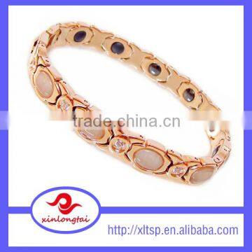 2015 China Supplier Fashion Jewelry New Product Wholesale Plated Natural Color Stone Bracelets for Women photo-4