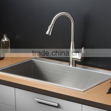 CUPC 304 Steel Topmount Single Bowl Kitchen Sink Direct Buy China photo-5