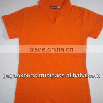 Factory Surplus Women Half Sleeve Polo in Stock Lot $1.00