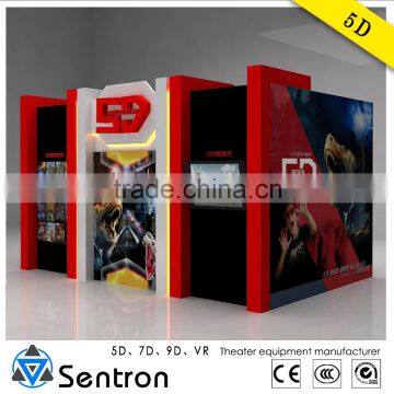 Amazing 5D Theatre Simulator Chairs 6 Seats for Amusement Park Ride 5D Cinema Box