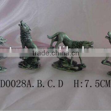 Pewter Wolf in Home Decoration, Cute Bear Crafts photo-1