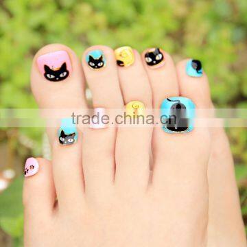 Attractive False Toe Nail Art Sticker Decoration,Fake Nail Foil Art Decals