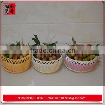 new small plastic perforated fast food basket