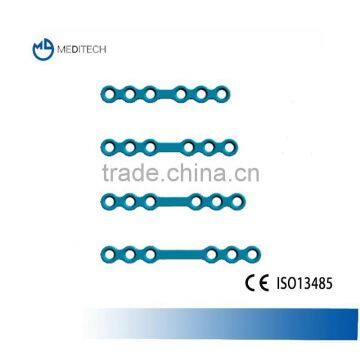 1.5mm AO Standard Straight Mini Plate, Maxillofacial Plate, medical plate