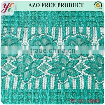 China Supplier Polyester Nylon Elastic Lace African Lace Fabric for Garment photo-3